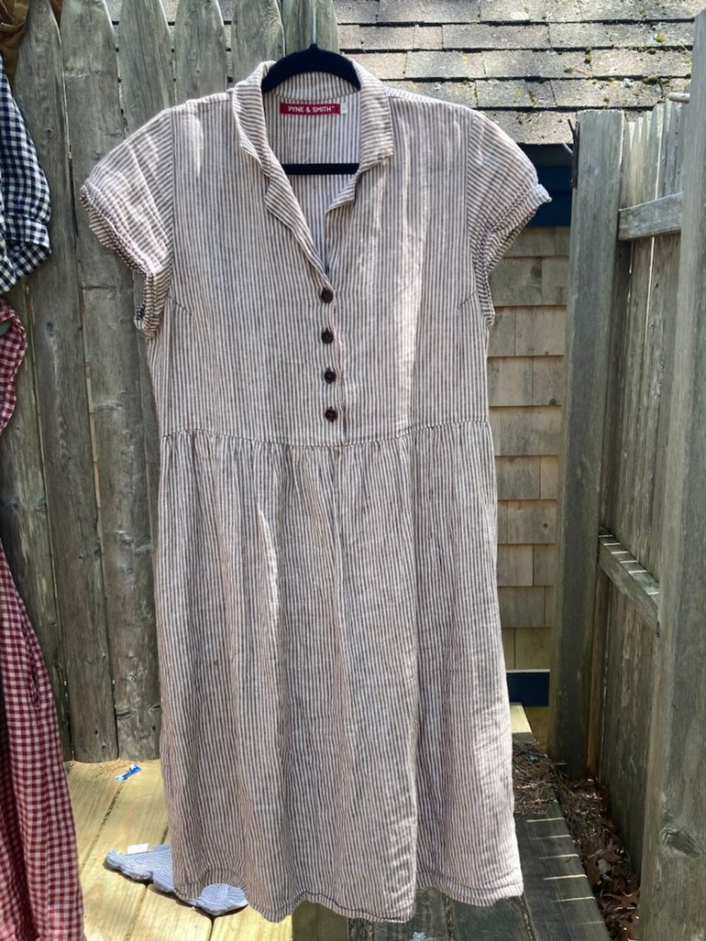 Pyne & Smith No. 30 Linen Dress size L